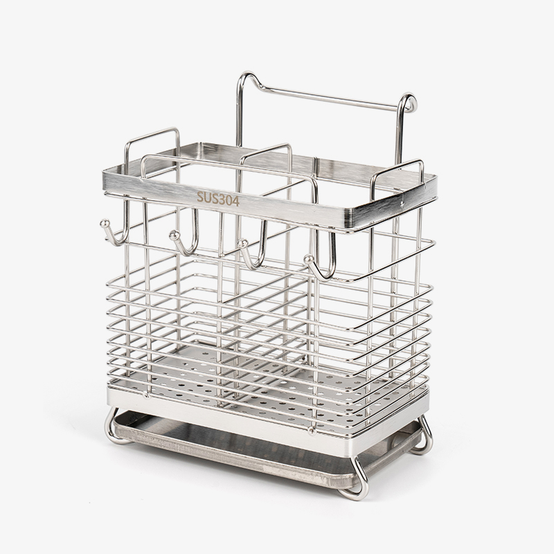 304 Uirlisí Cistine Cruach Dhosmálta Sealbhóir Chopsticks Triomú