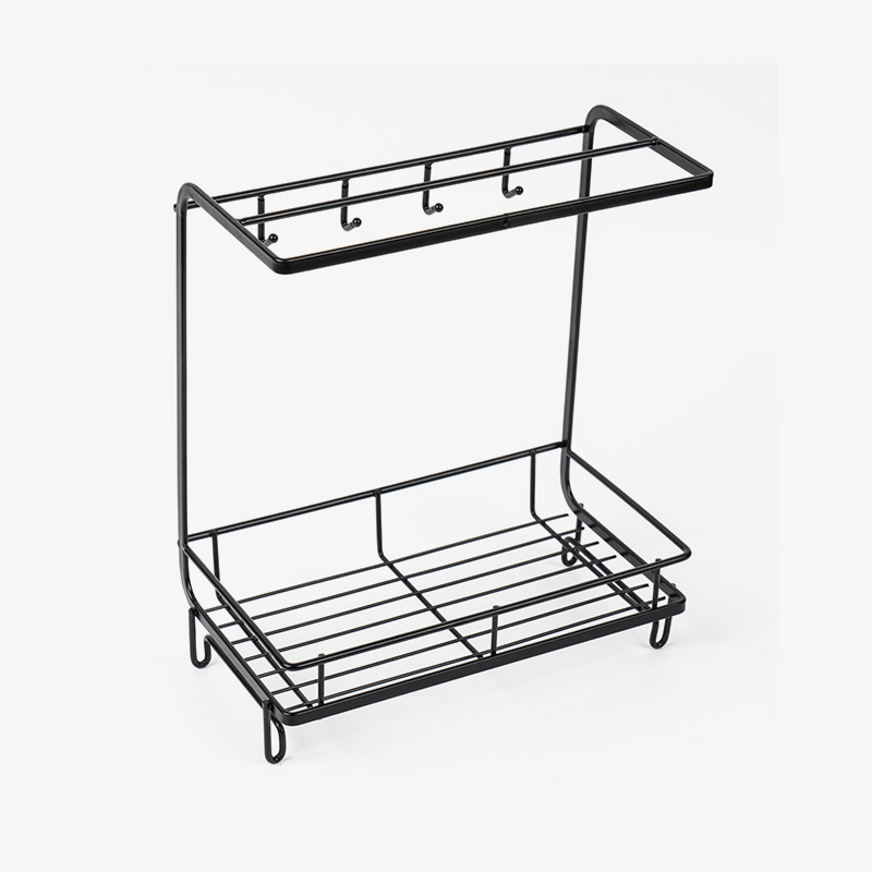 Caddy Doirteal Cistine le Spúinse & Sealbhóir Éadach mias