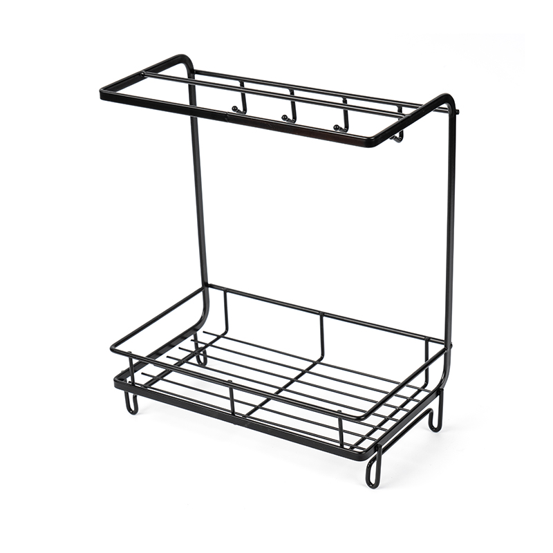 Caddy Doirteal Cistine le Spúinse & Sealbhóir Éadach mias