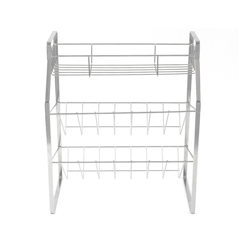 Raca Spíosraí Dubh 3-Sraith le Wall Mount for Kitchen