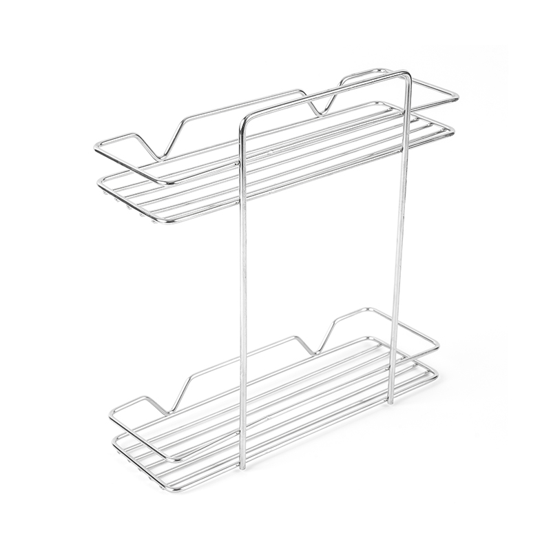 Eagraí Seomra Folctha 2 Shraith Vanity Tray & Spice Rack