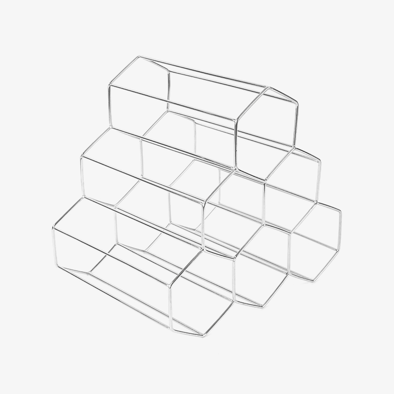 Raca Buidéal Fíona Saorsheasaimh 3 Shraith le haghaidh Countertop