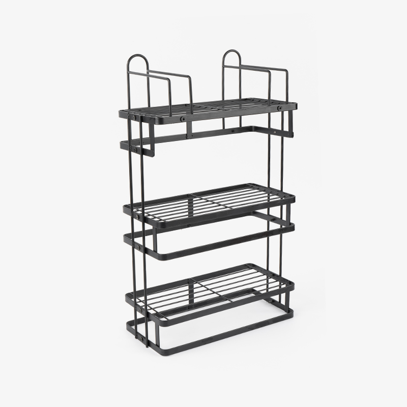 Raca Stórála Miotail Inchoigeartaithe 3-Seilf le haghaidh Cistine & Garáiste